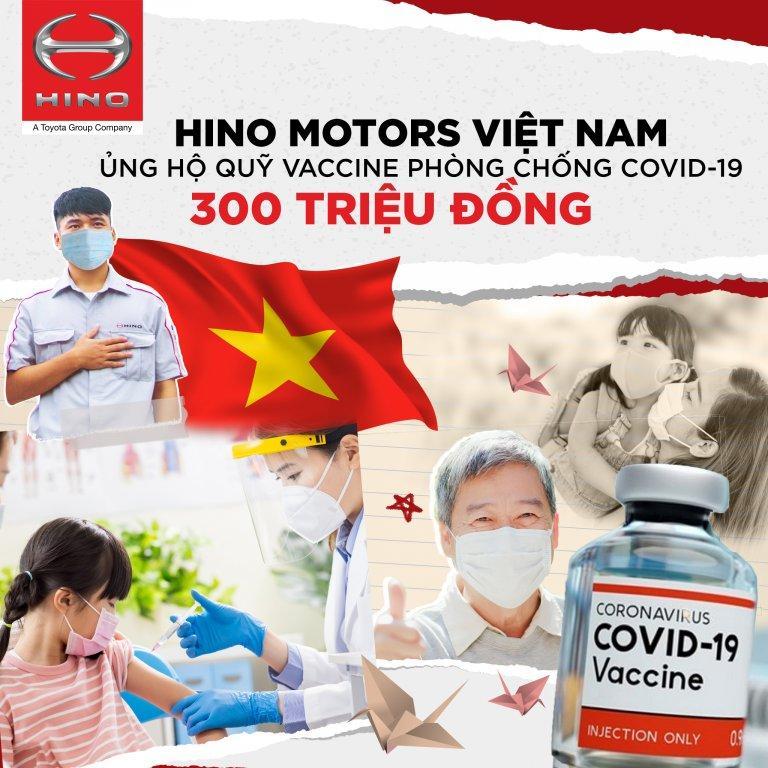 Hino Motors chung tay cùng Việt Nam vượt qua đại dịch Covid-19